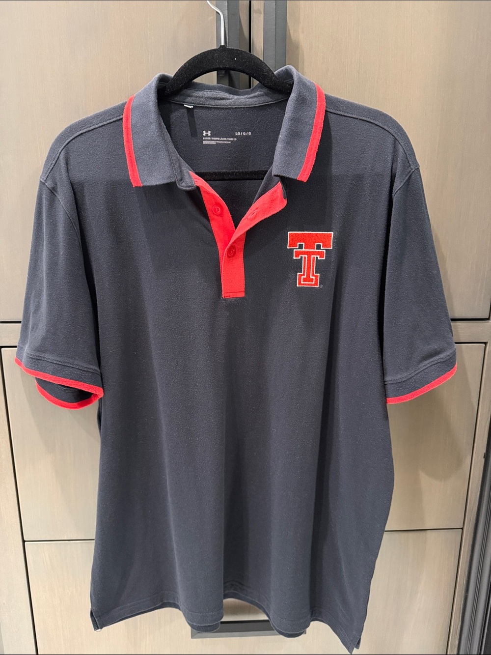 Texas Tech Collared Shirt, Under Armour (Size: Large)